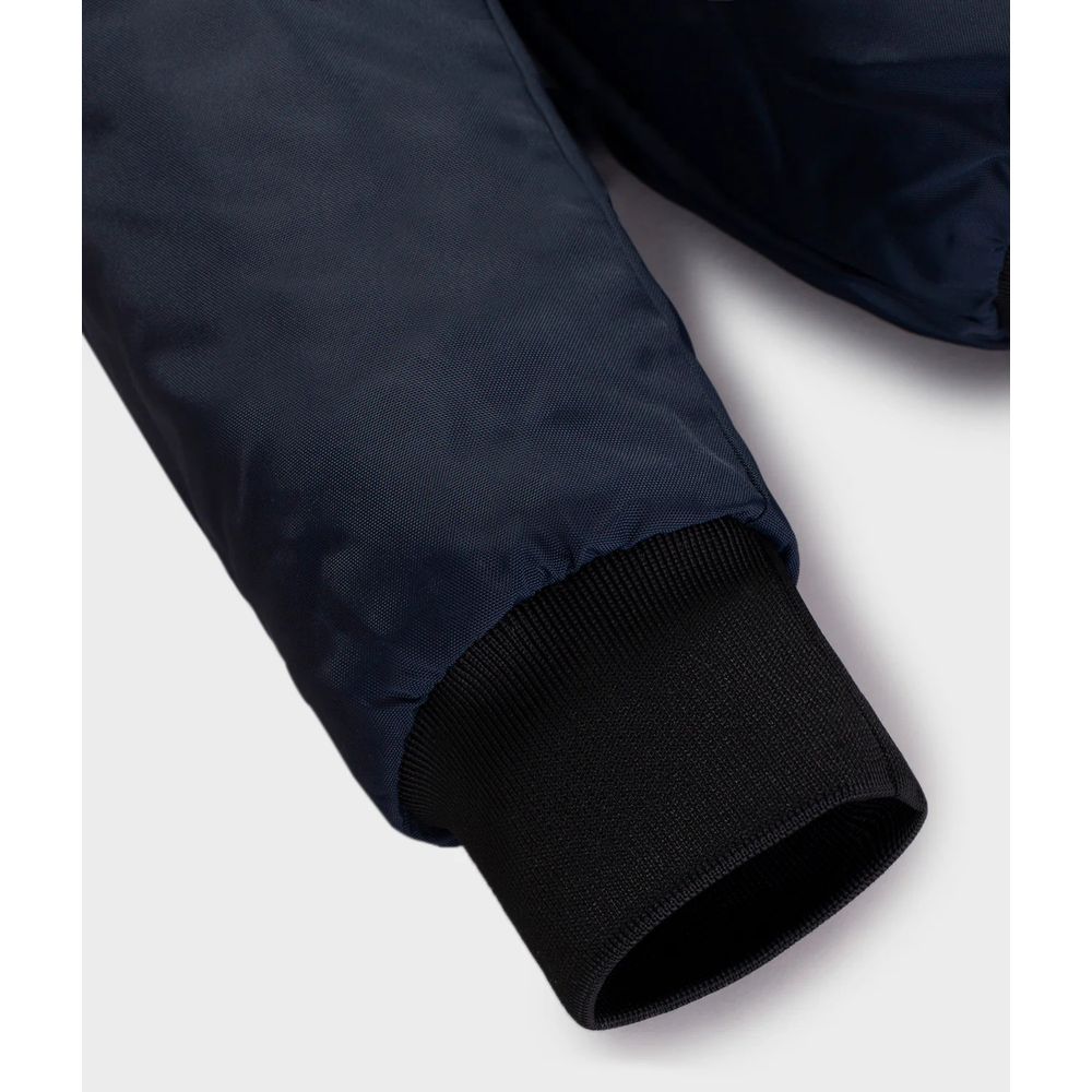 Blue Polyamide Men Jacket - ventzia
