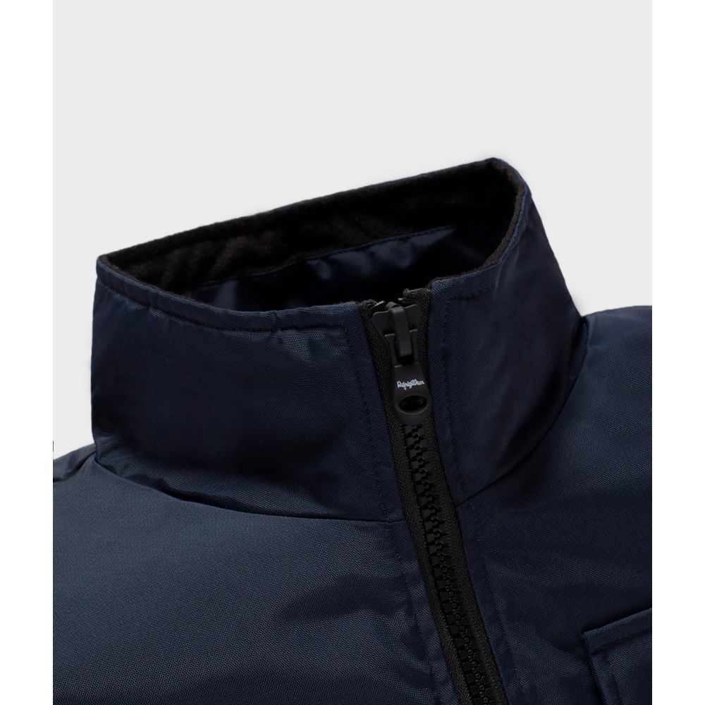 Blue Polyamide Men Jacket - ventzia