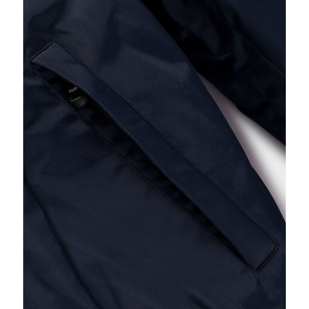Blue Polyamide Men Jacket - ventzia