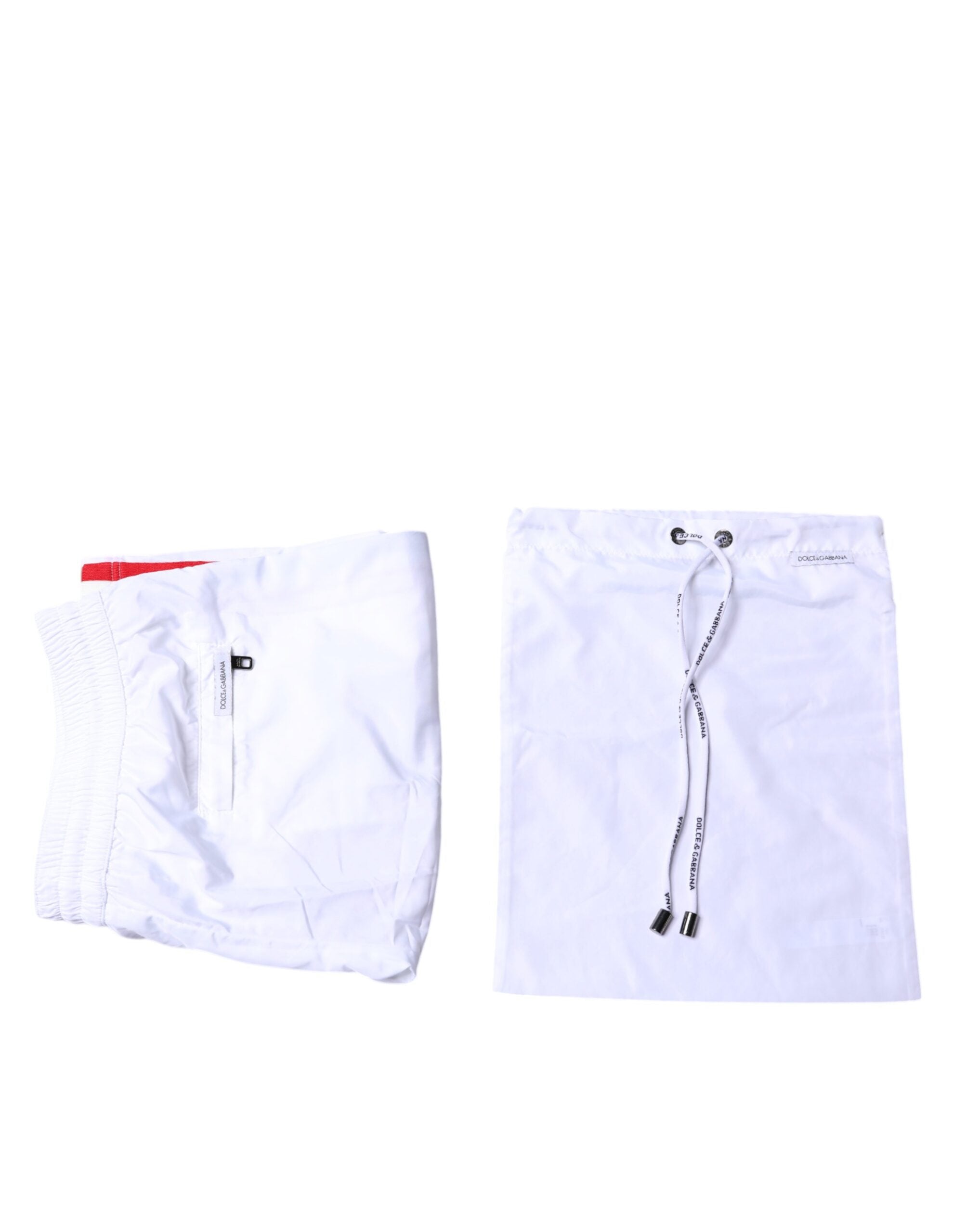 White Stripes Beachwear Shorts 2 Pc Swimwear - ventzia