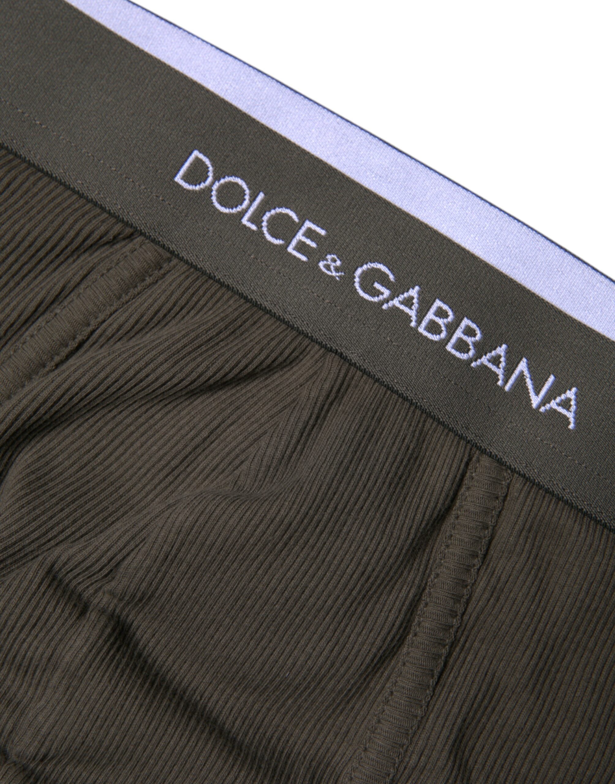 Gray Cotton Men Mid Slip Brief Underwear - ventzia