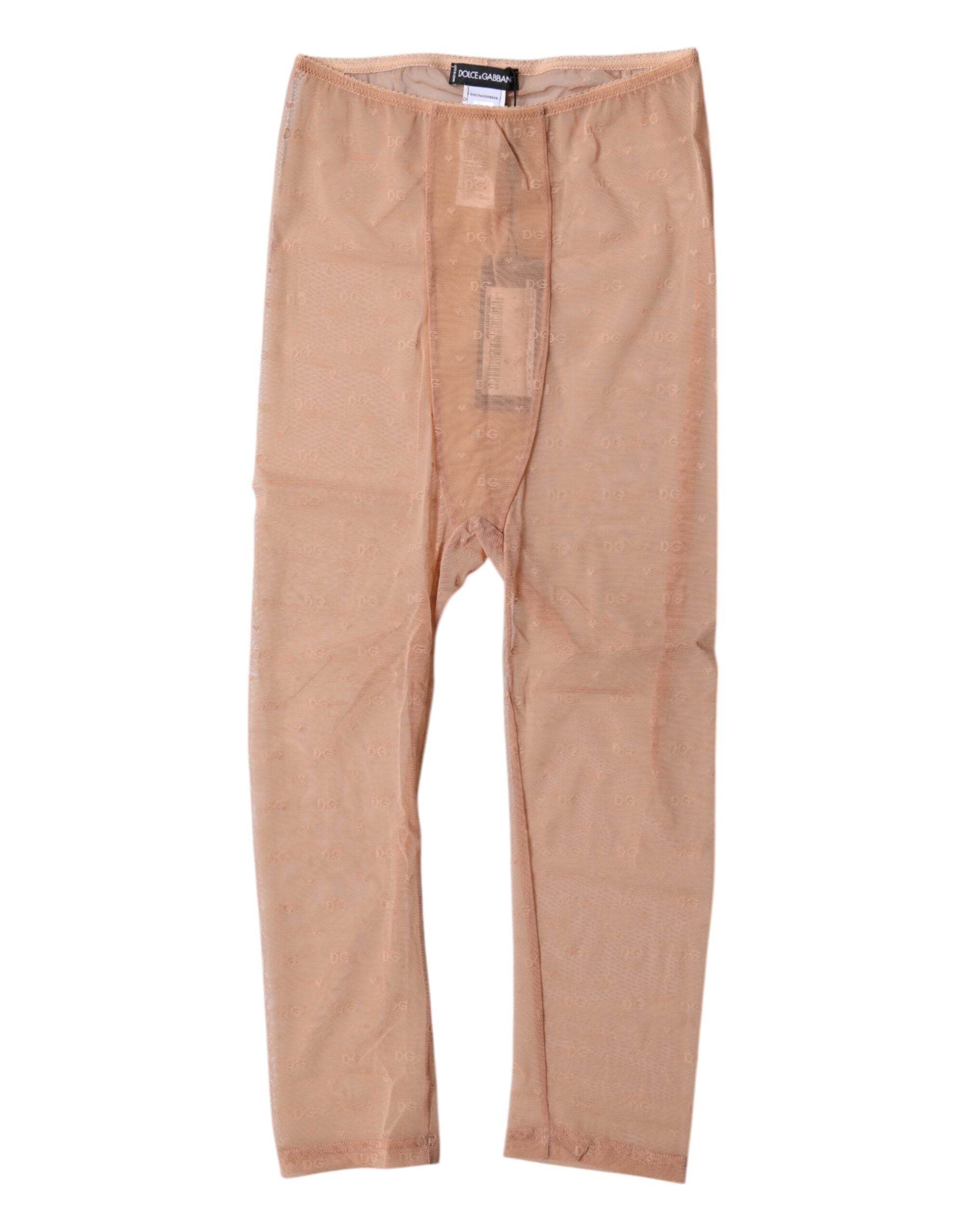 Brown Logo Lace Lingerie Cropped Tight Underwear - ventzia