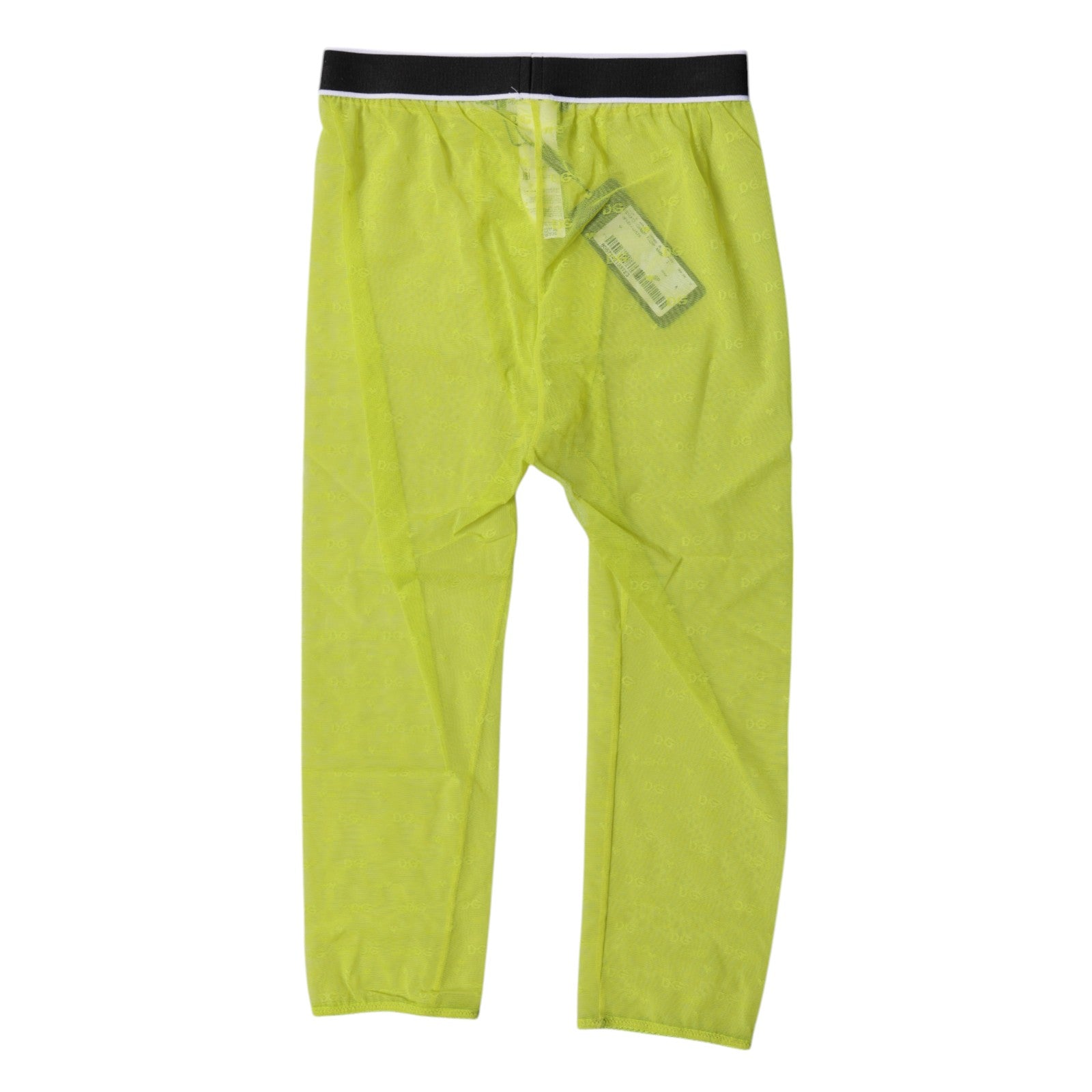 Green DG Logo Nylon Cropped Tights Underwear - ventzia