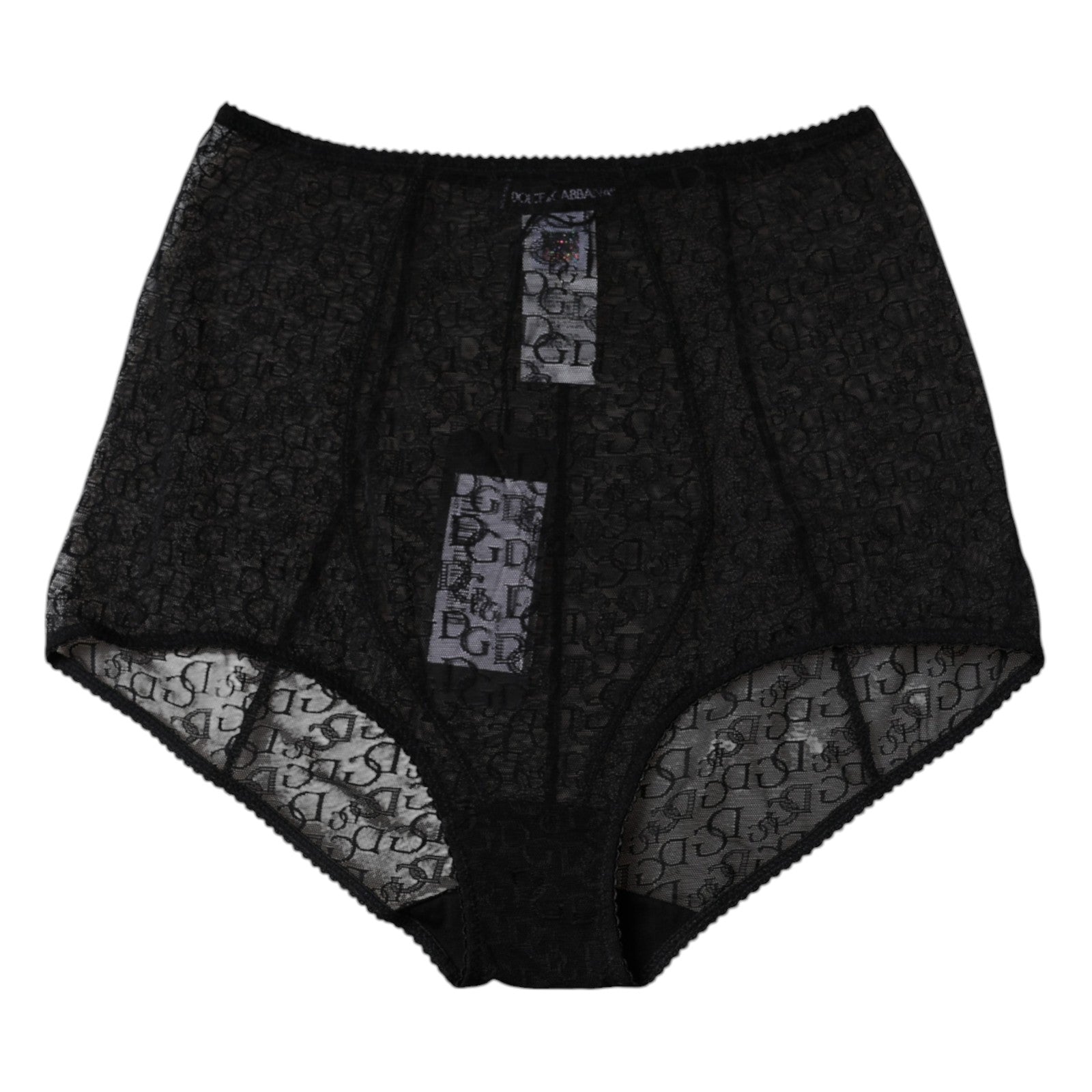 Black Logo Girdle High Waist Panty Underwear - ventzia
