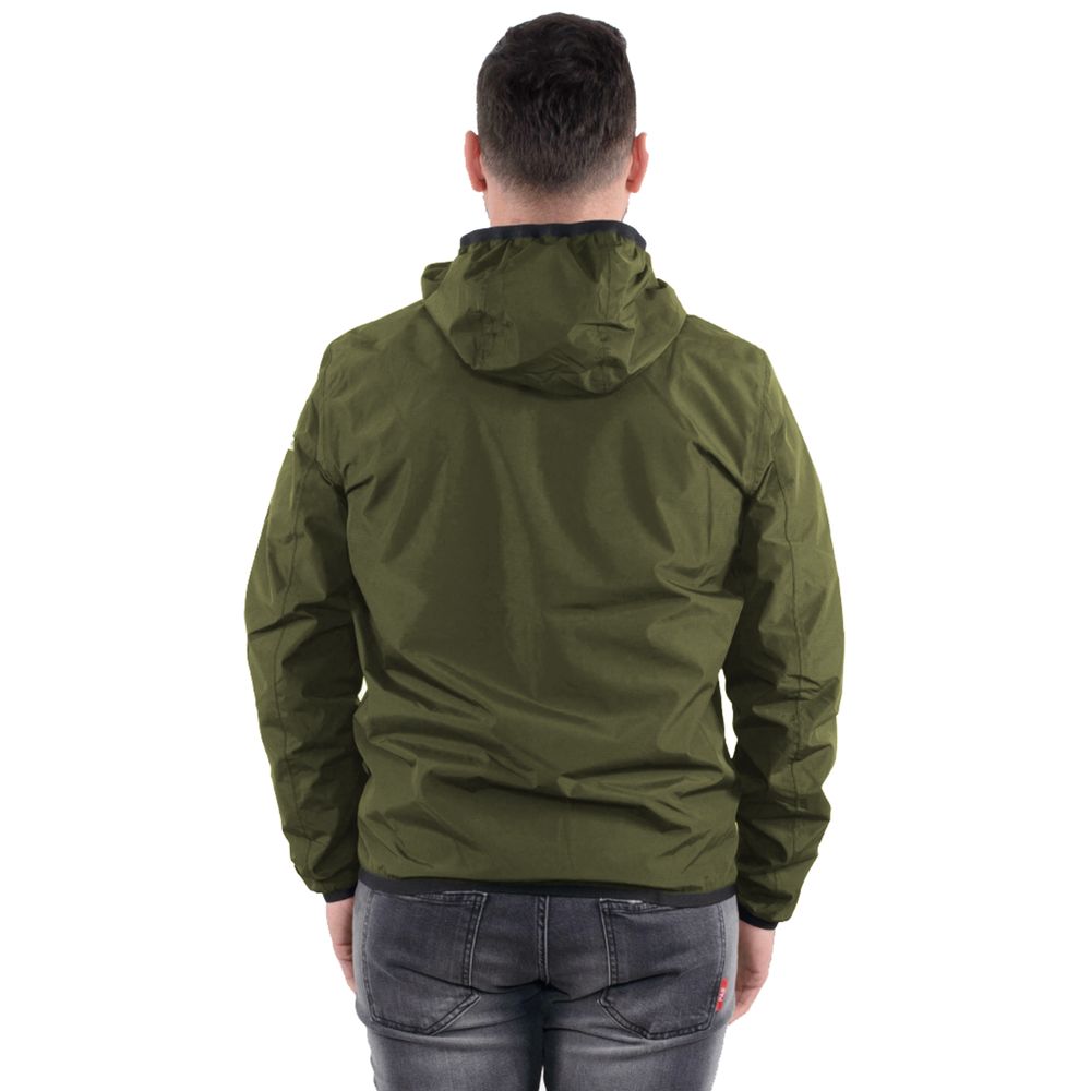 Green Nylon Jacket - ventzia