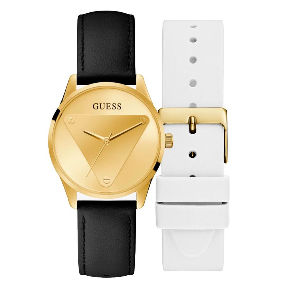 Black Leather Watch - ventzia