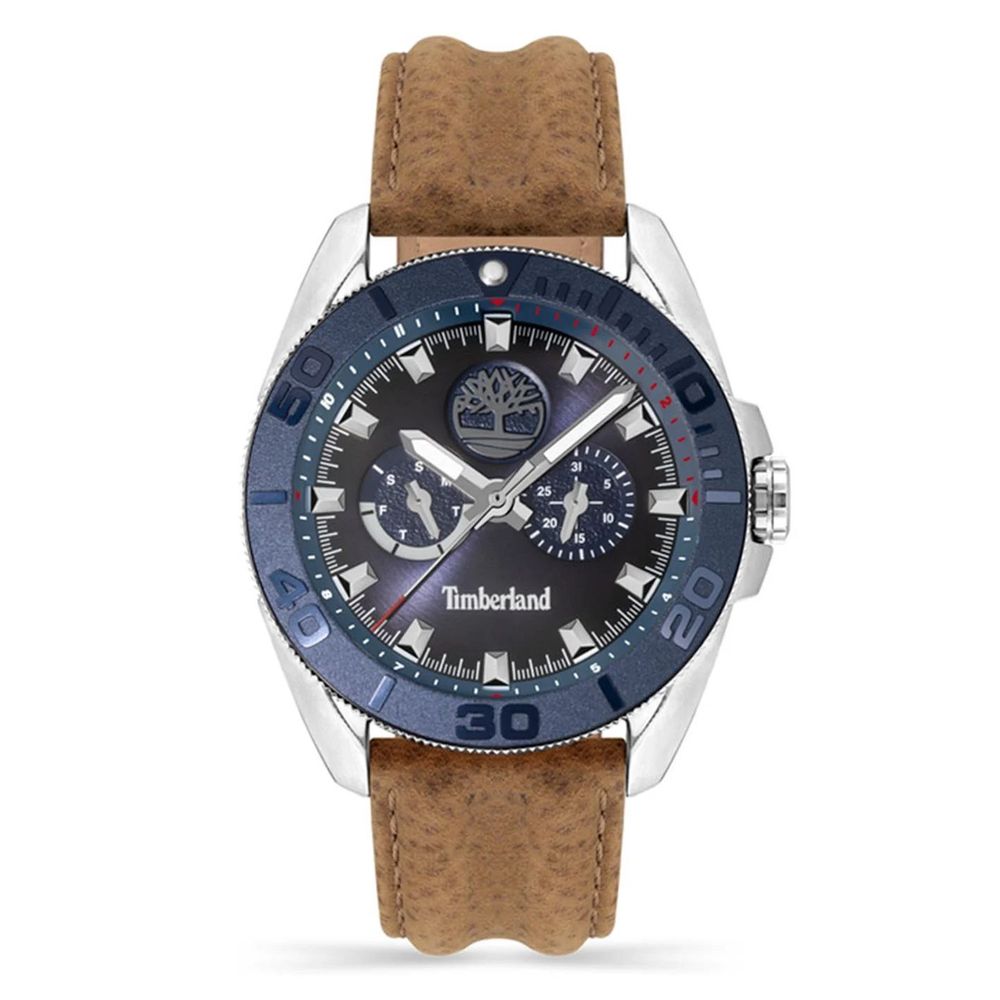 Brown Leather Dress Watch - ventzia