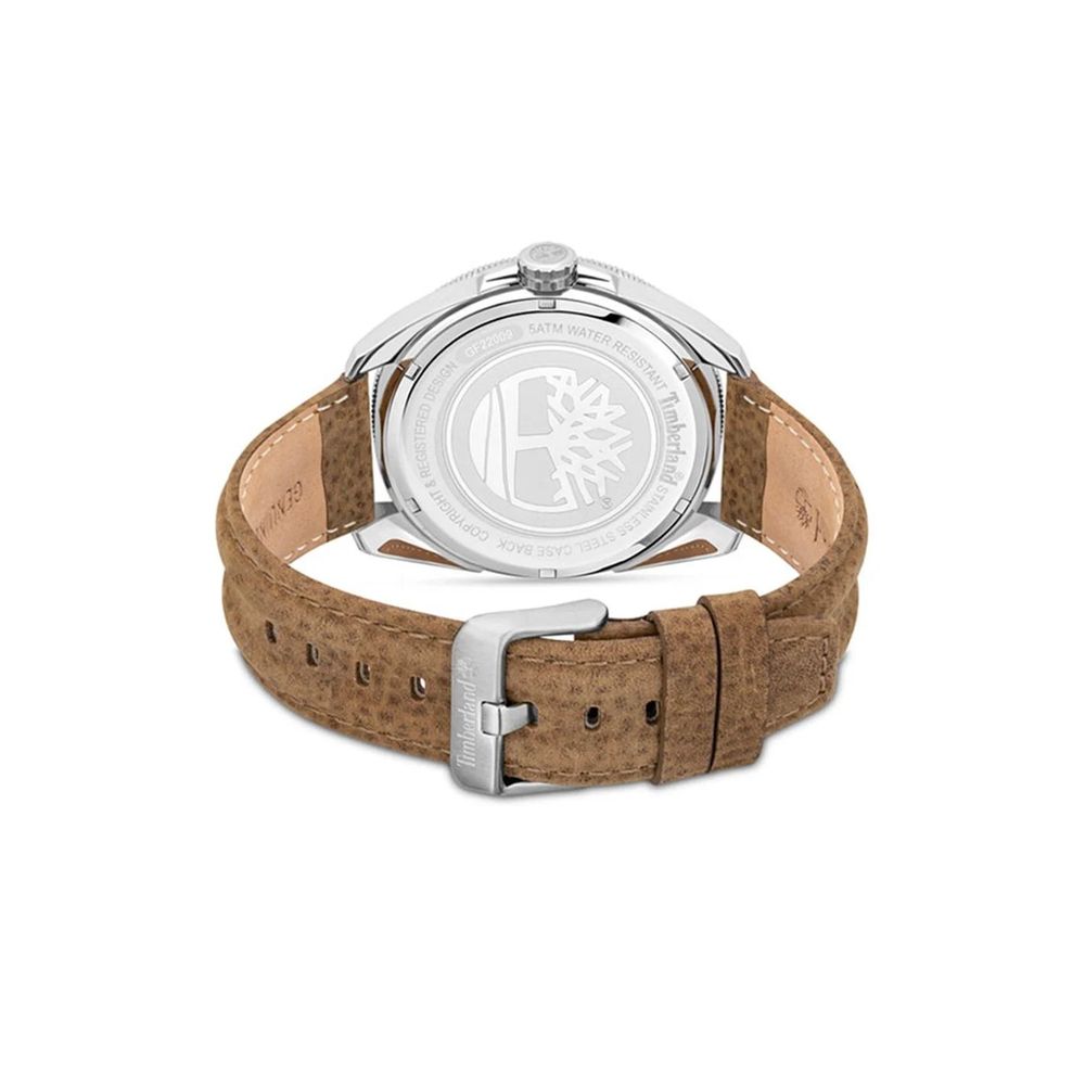 Brown Leather Dress Watch - ventzia