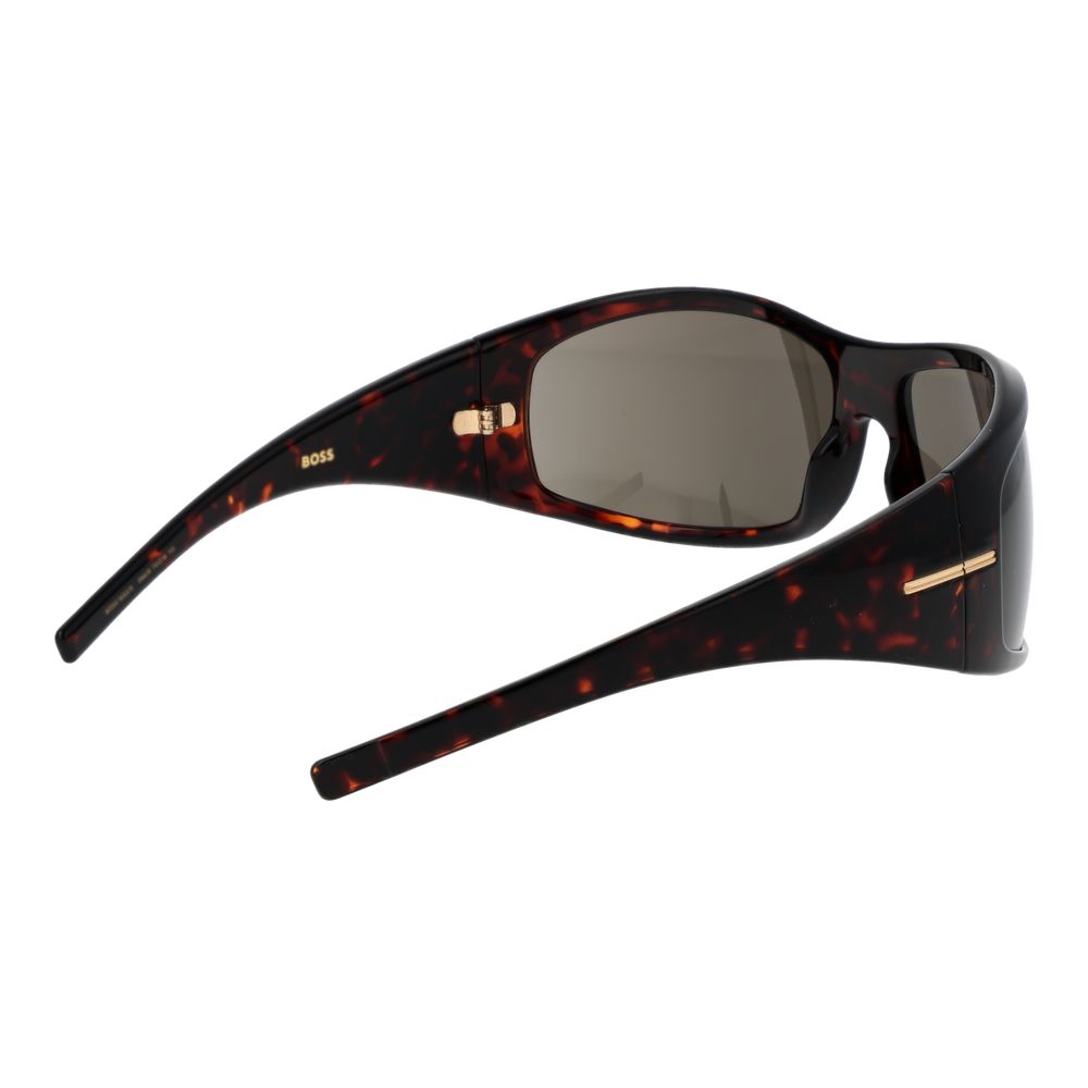 Brown Eco Polyamide Sunglasses - ventzia