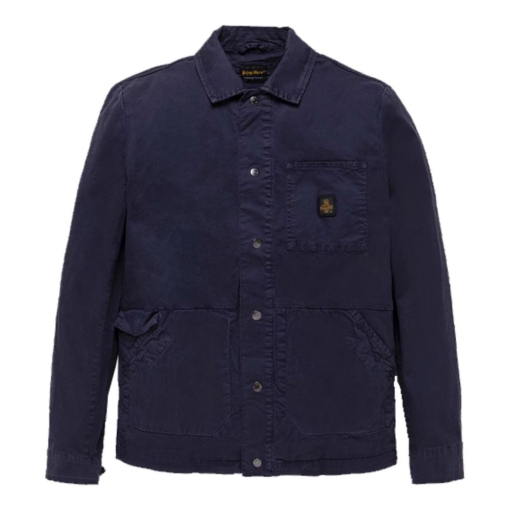 Blue Cotton Jacket - ventzia