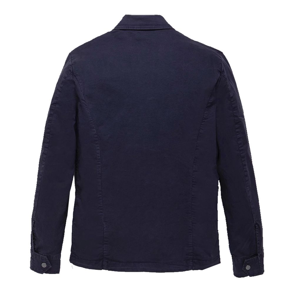 Blue Cotton Jacket - ventzia