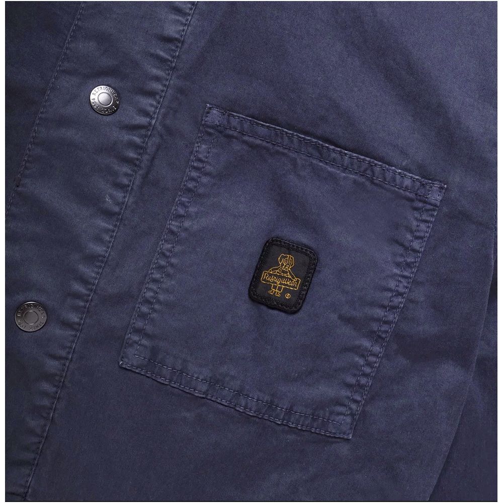Blue Cotton Jacket - ventzia