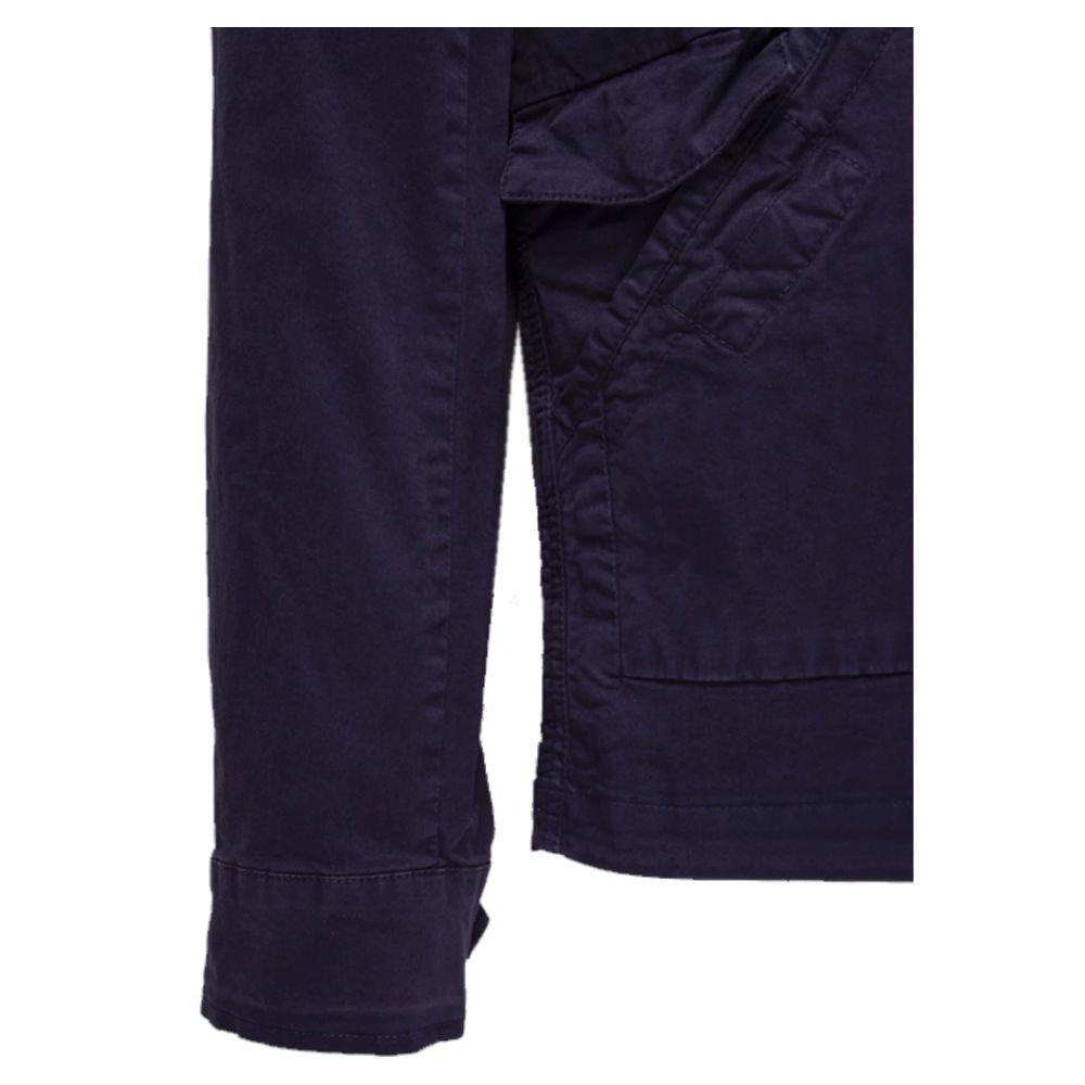 Blue Cotton Jacket - ventzia