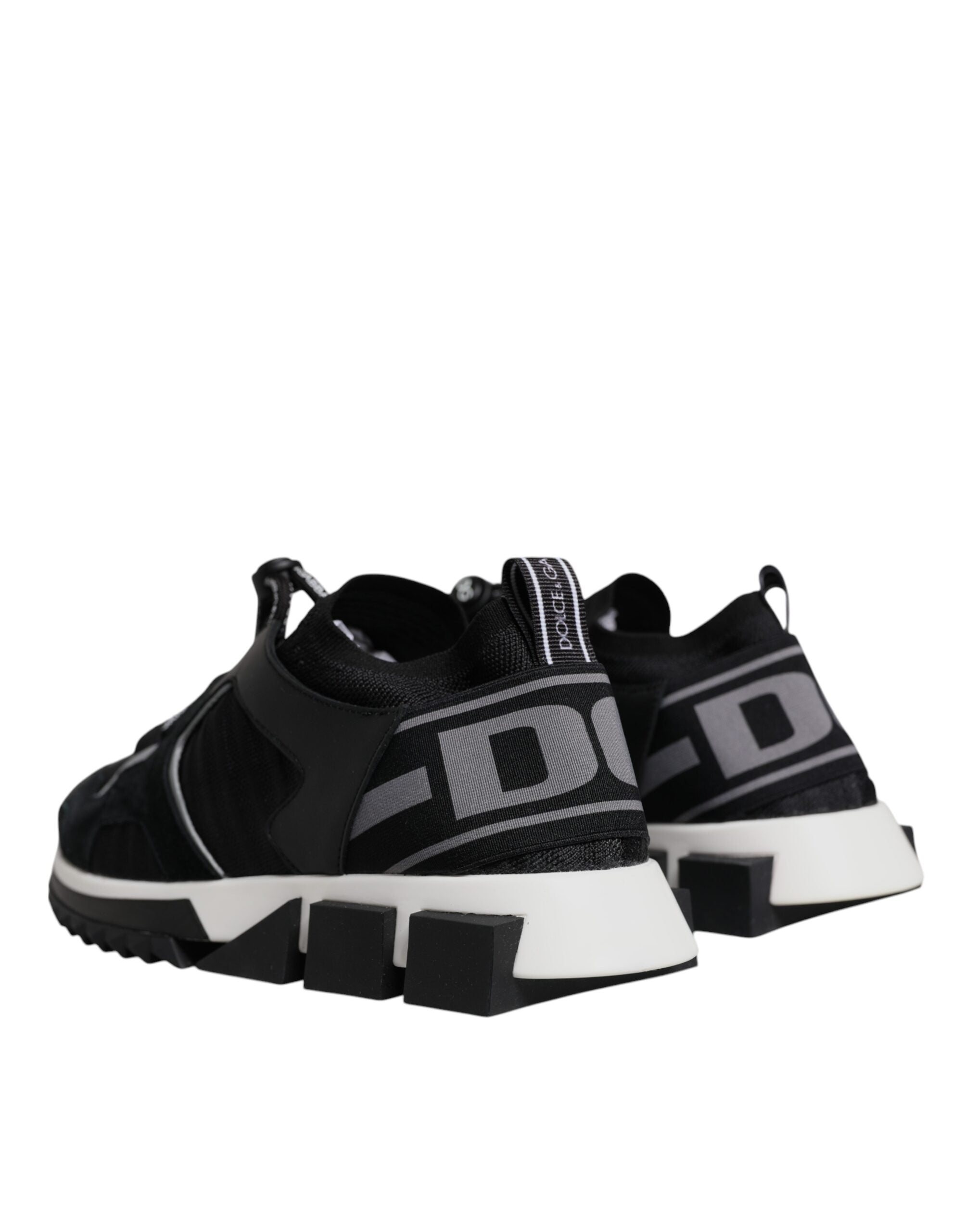 Black Mesh Sorrento Trekking Sneakers Shoes - ventzia