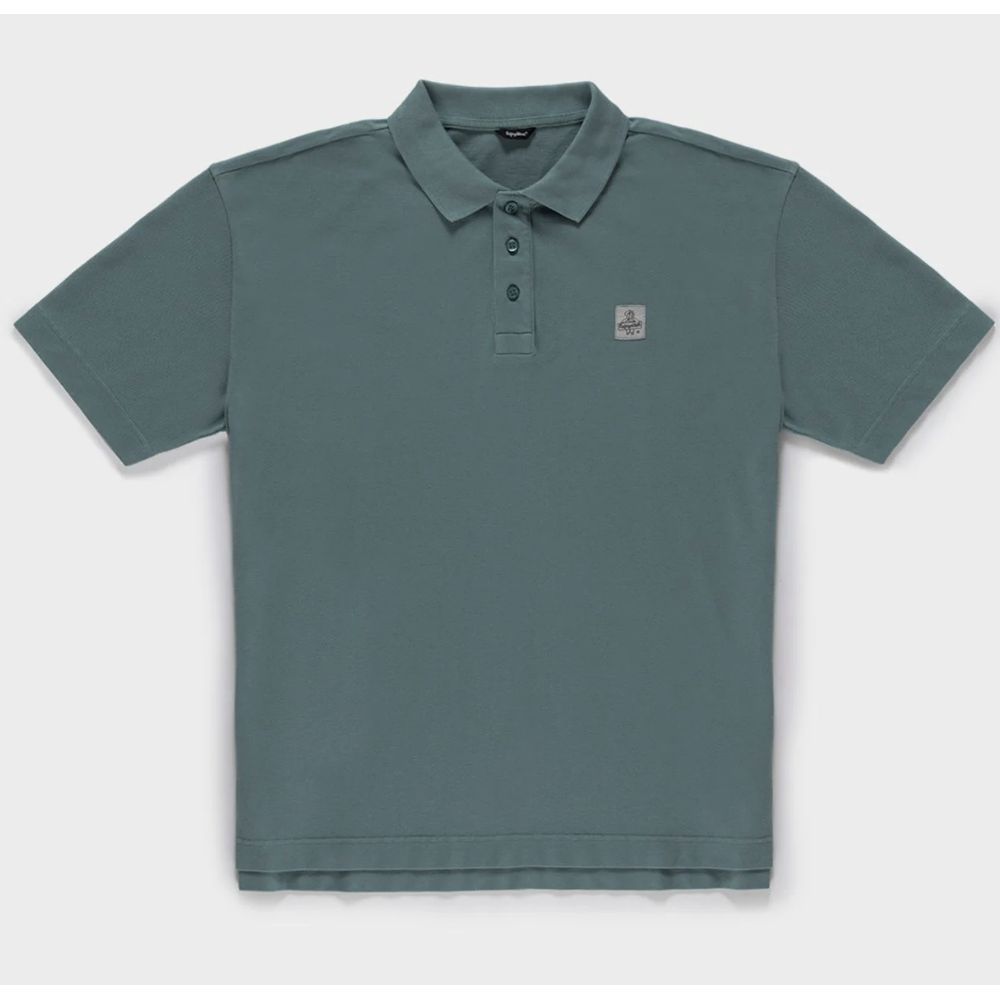 Green Cotton Polo Shirt - ventzia