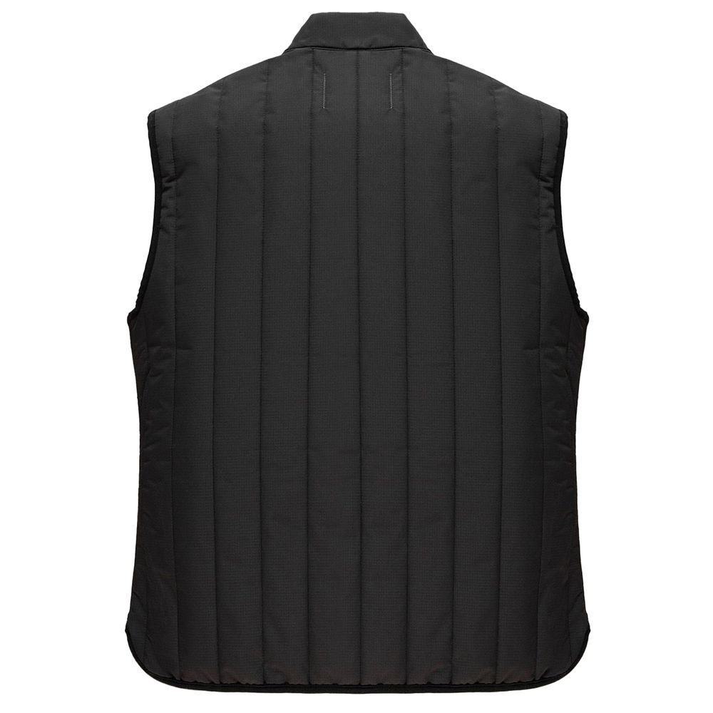 Black Polyester Vest - ventzia