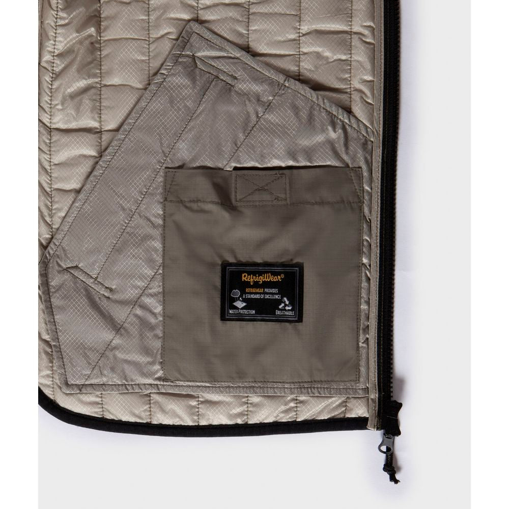 Gray Polyester Men Vest - ventzia