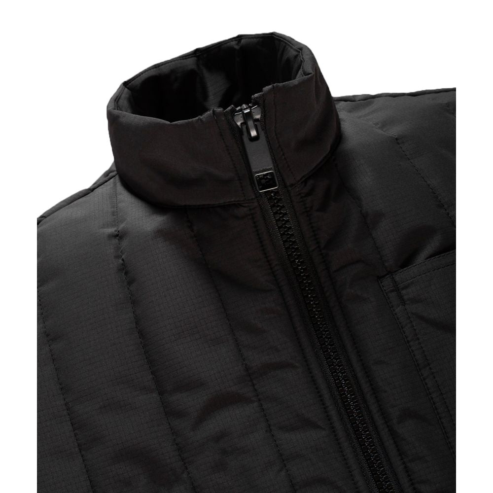 Black Polyester Vest - ventzia