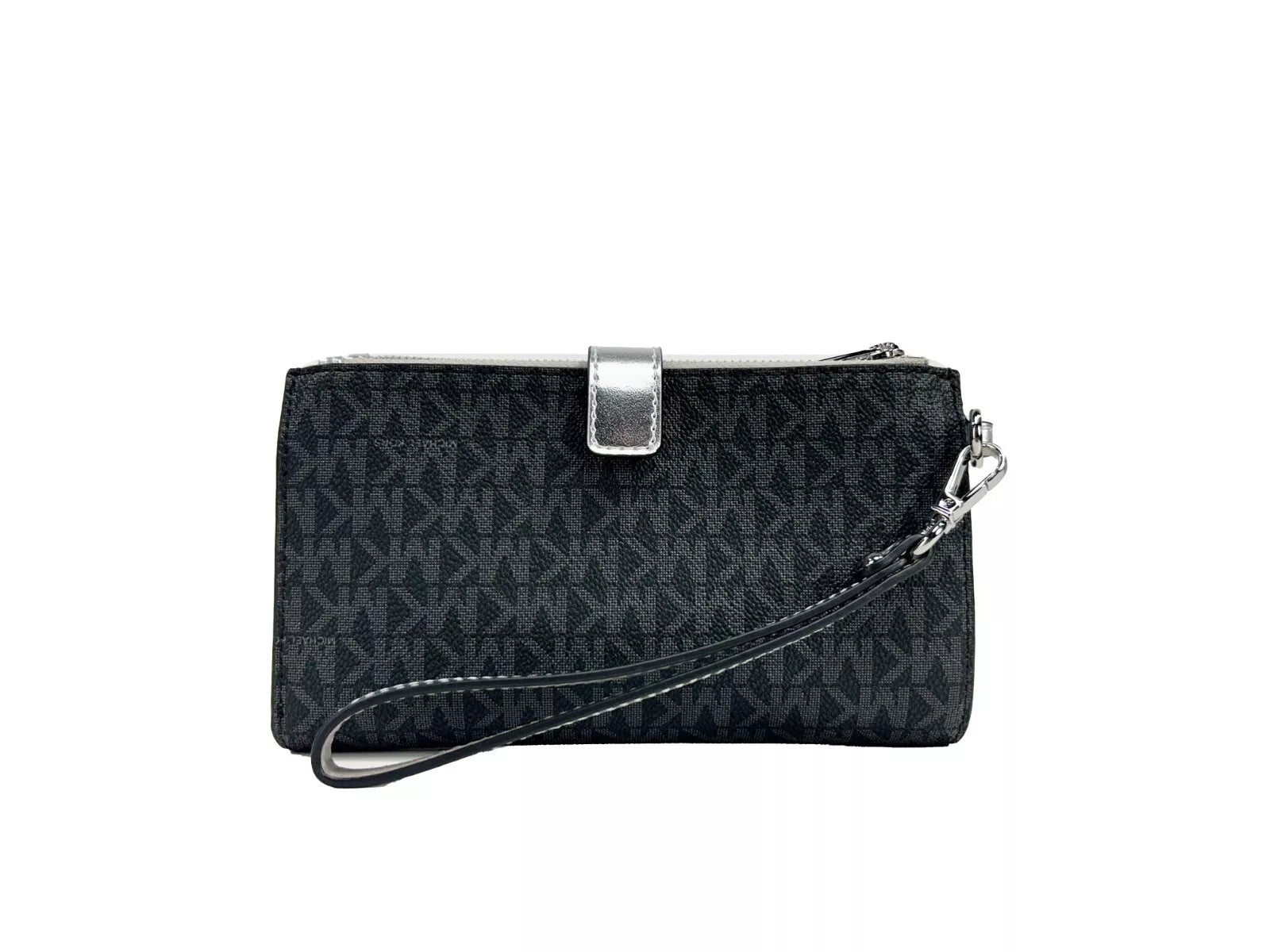 Jet Set Travel Double Zip Wristlet Wallet - ventzia