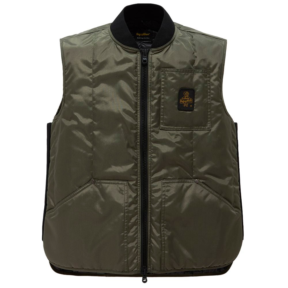 Gray Polyester Vest - ventzia