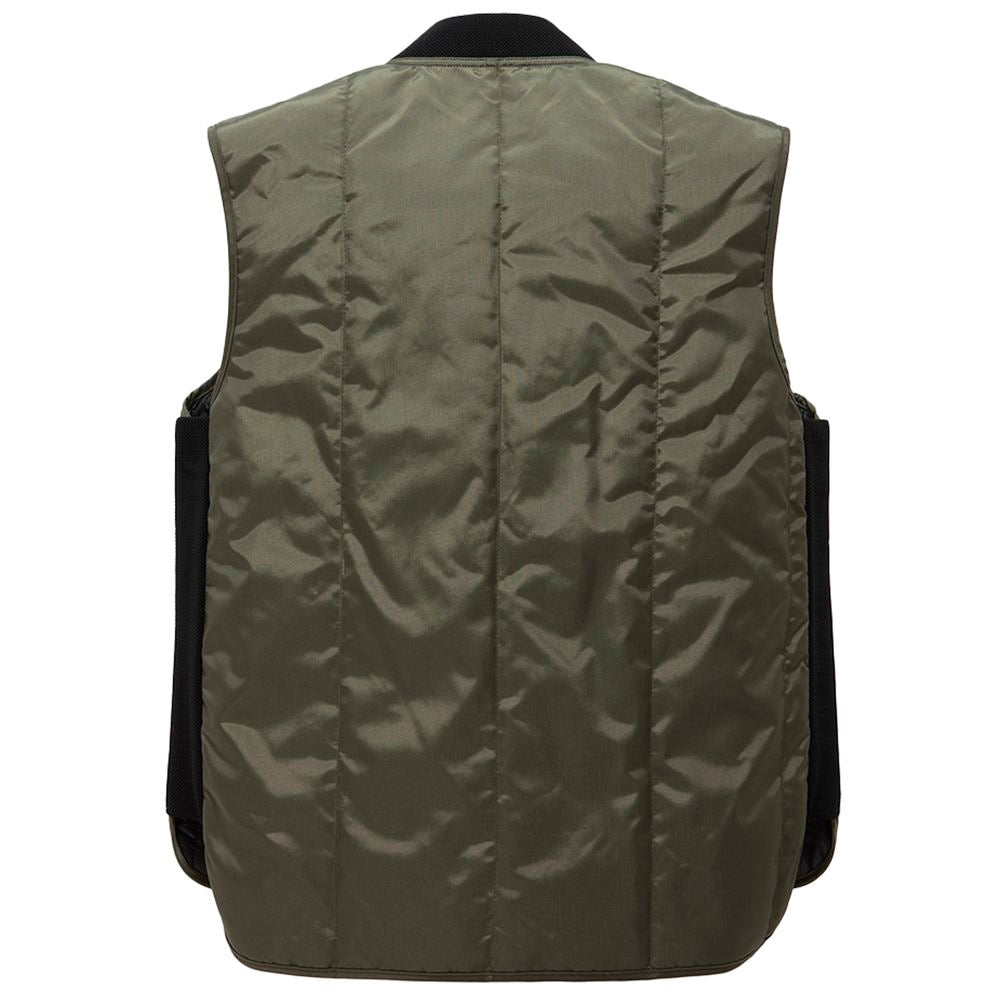 Gray Polyester Vest - ventzia