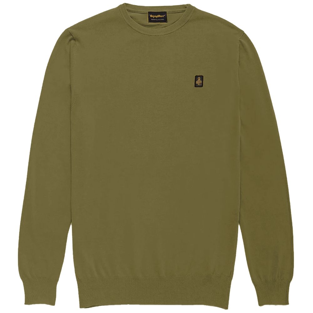 Green Cotton Sweater - ventzia