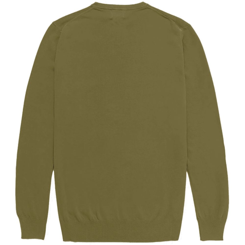 Green Cotton Sweater - ventzia
