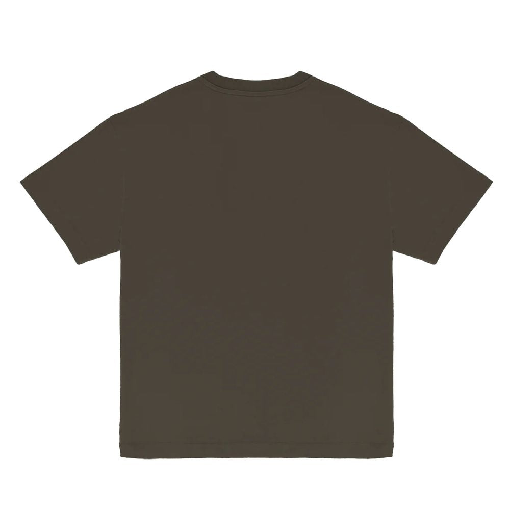 Brown Cotton T-Shirt - ventzia