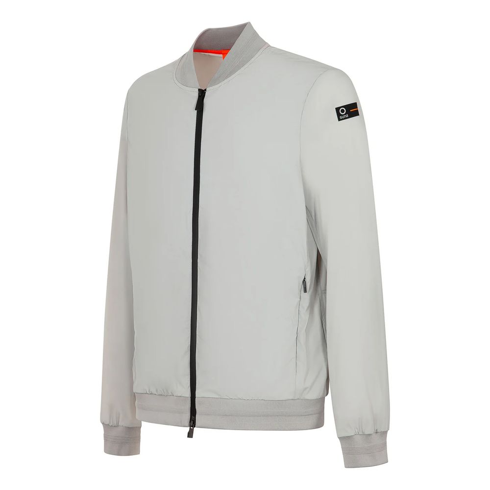 Brown Nylon Men's Stretch Jacket - ventzia