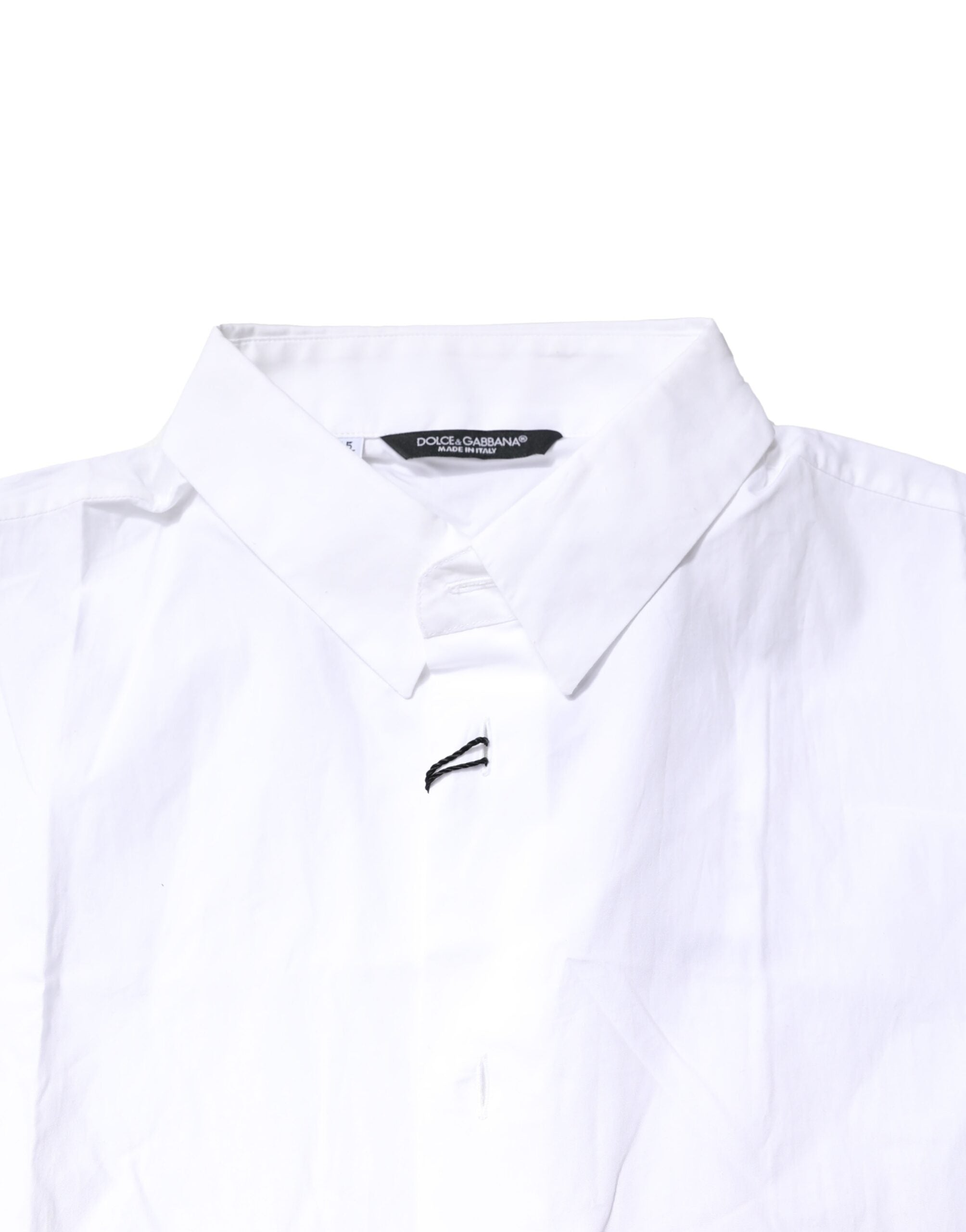 White Cotton Button Down Casual Men Polo Shirt - ventzia