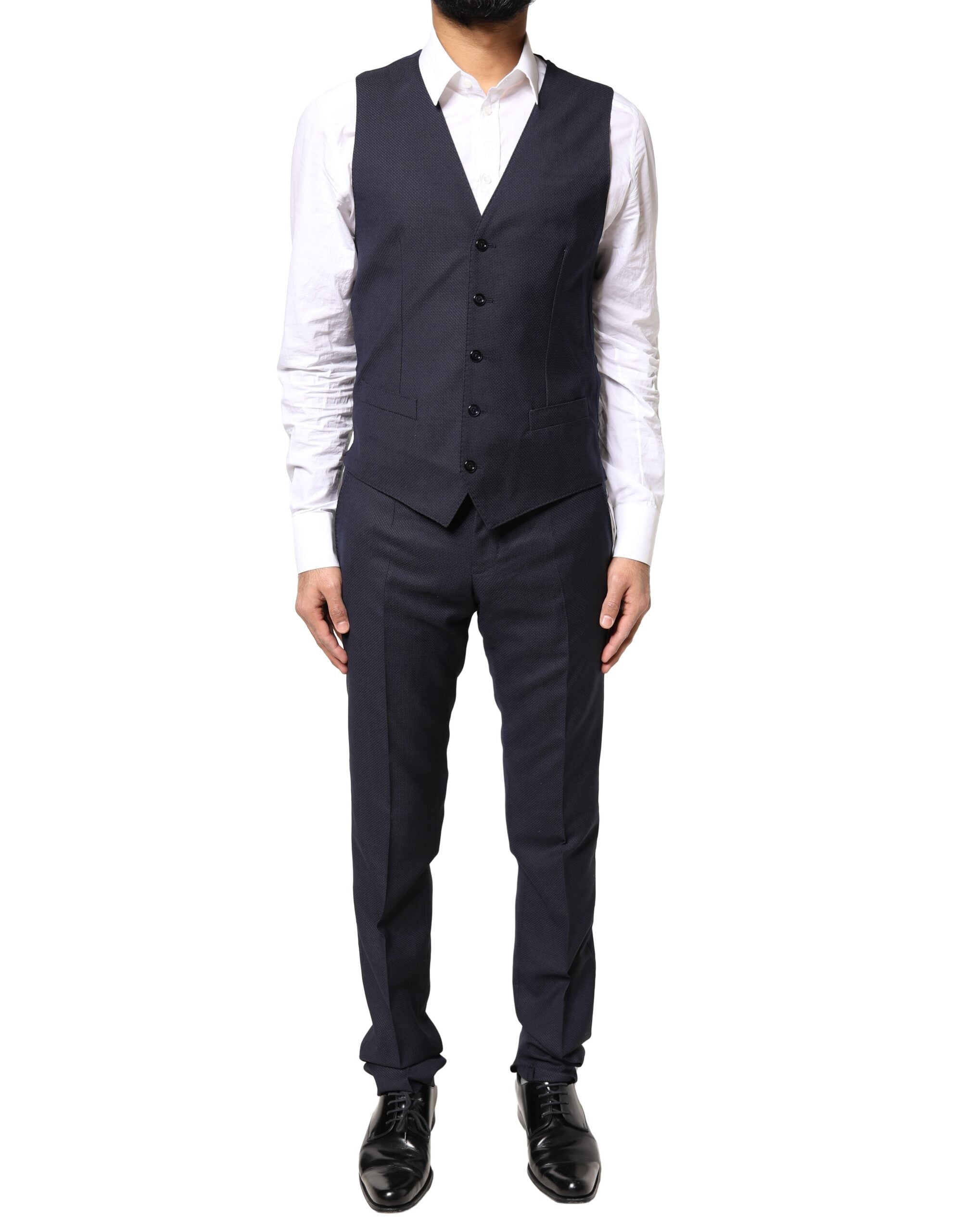 Black Fantasy MARTINI 3 Piece Formal Suit - ventzia