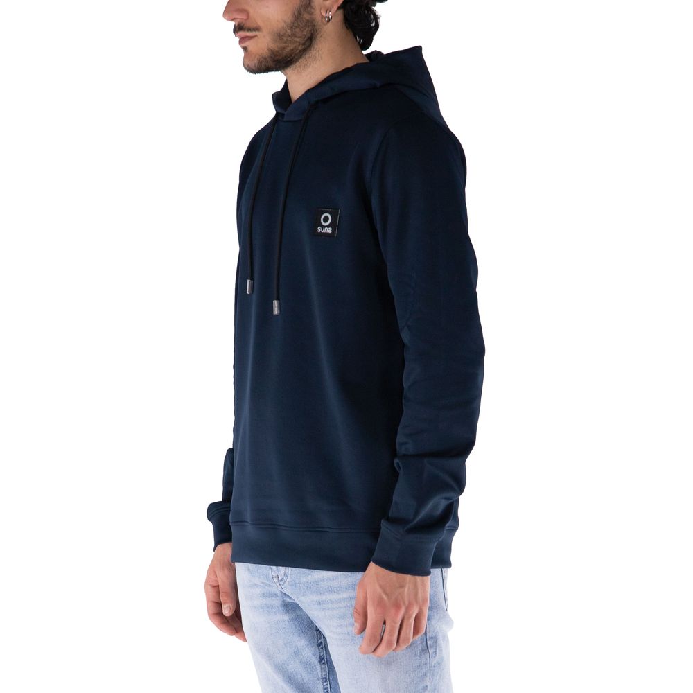 Blue Nylon Sweater - ventzia