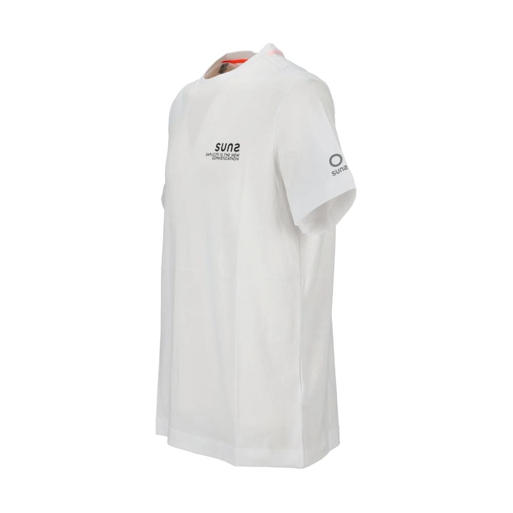 White Cotton T-Shirt - ventzia