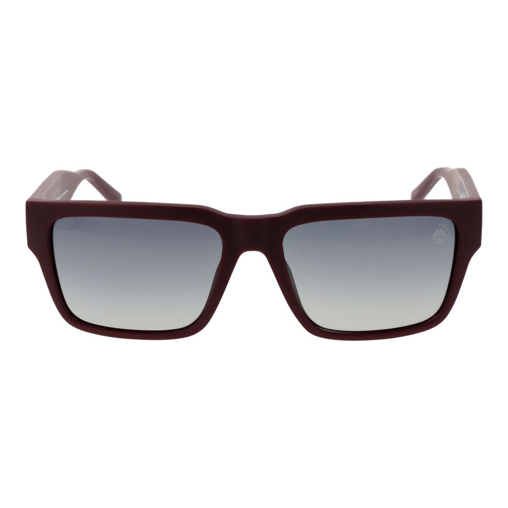 Burgundy Plastic Sunglasses - ventzia