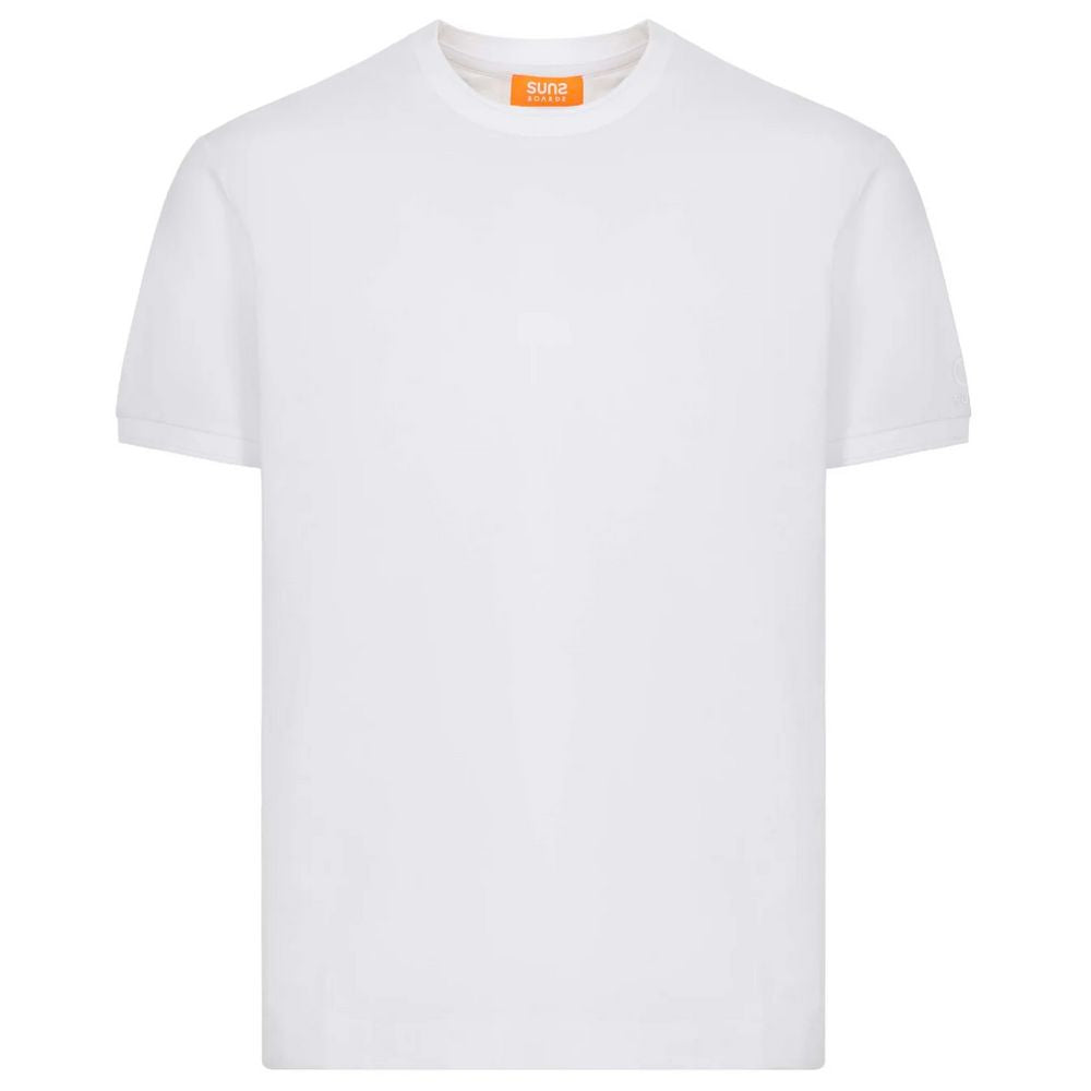 White Cotton T-Shirt - ventzia