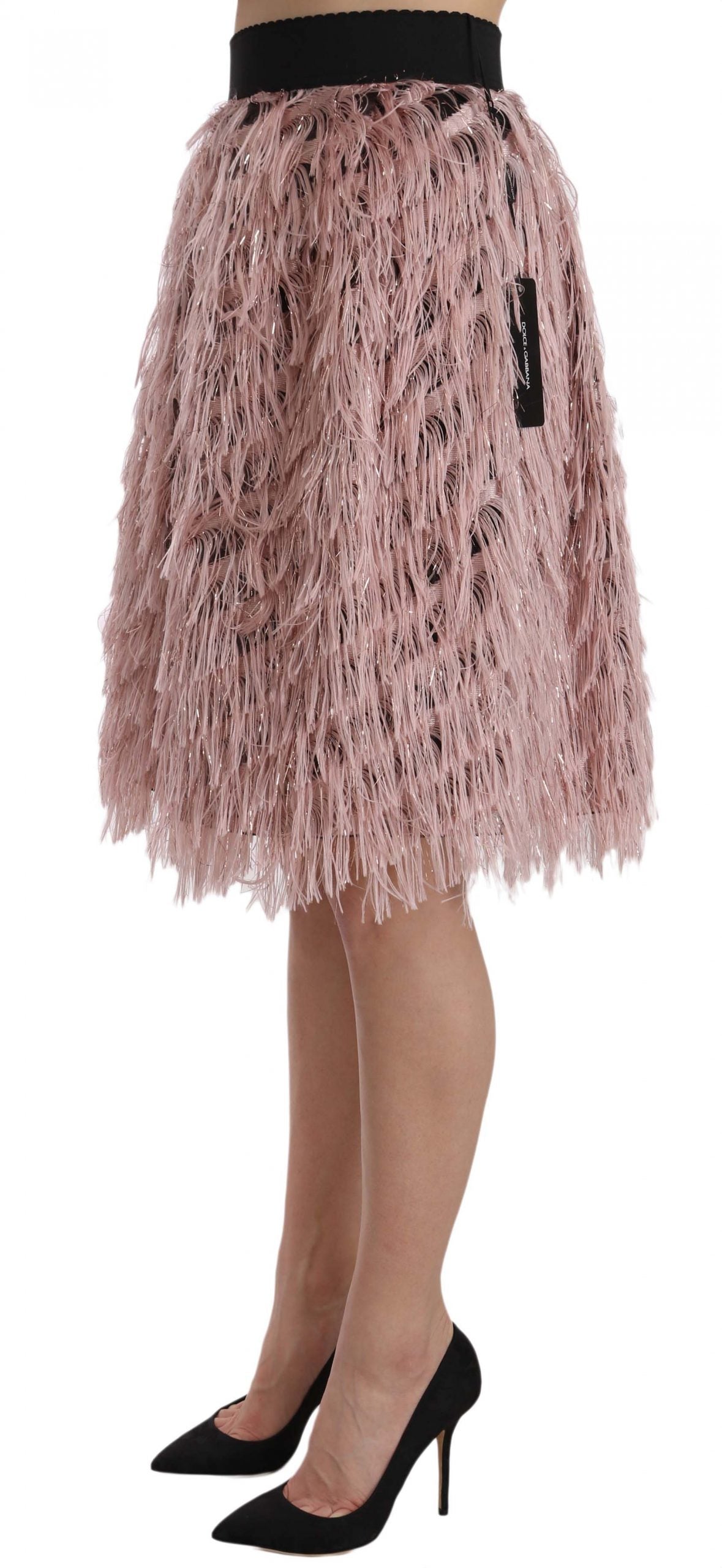Wide Elastic Waist High Fashion Skirt - ventzia