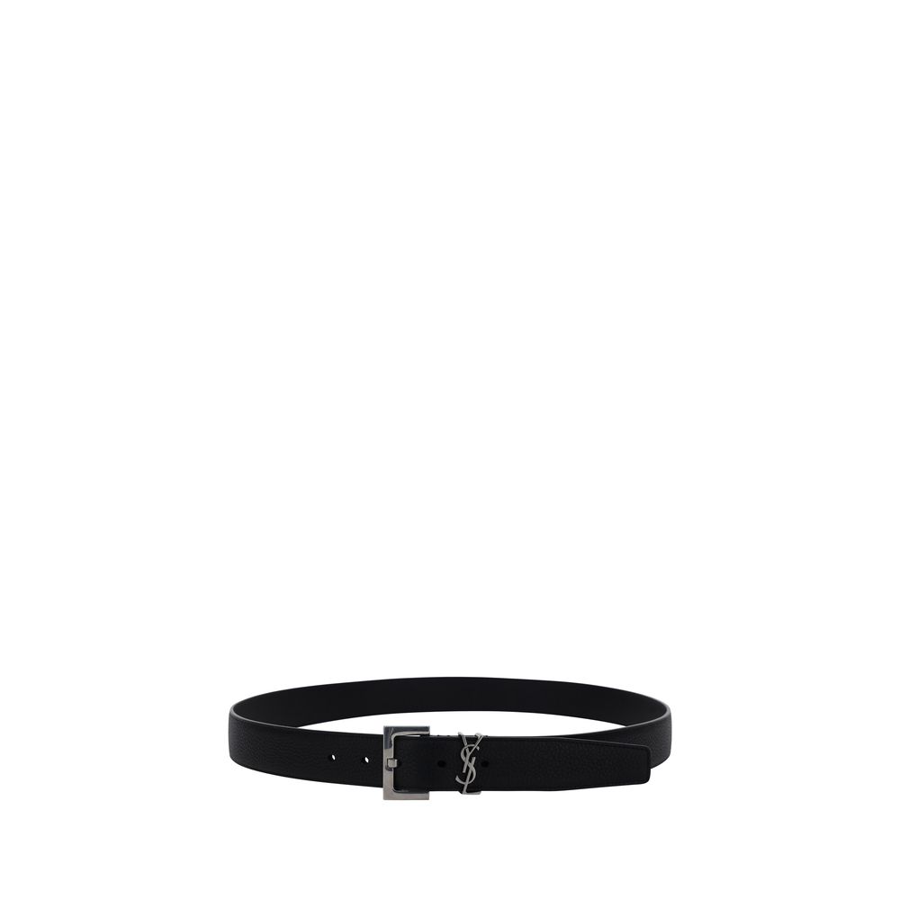 Black Calf Leather Bos Taurus Regular Belt - ventzia
