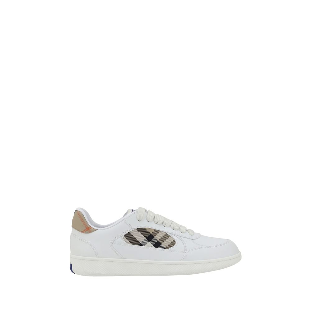 White Calf Leather Bos Taurus Low Top Sneakers - ventzia