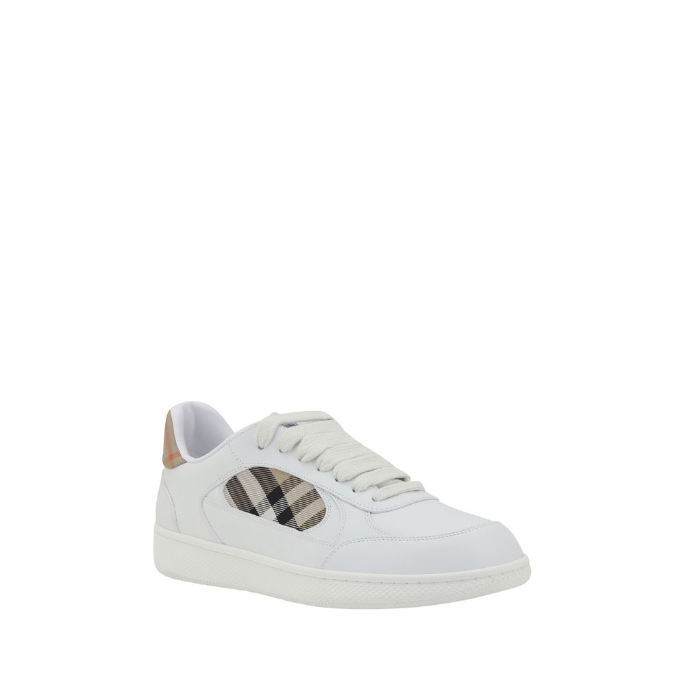 White Calf Leather Bos Taurus Low Top Sneakers - ventzia