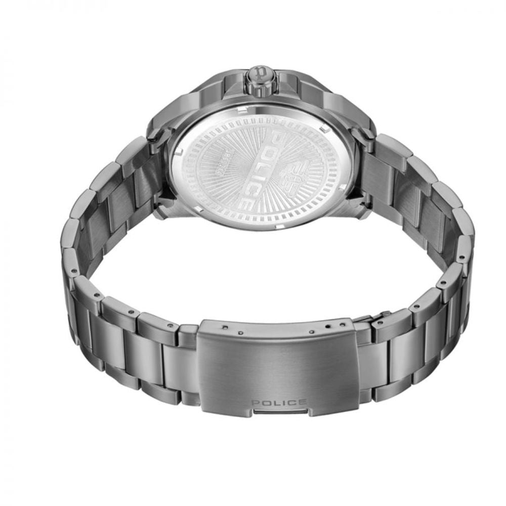 Gray Stainless Steel Dress Watch