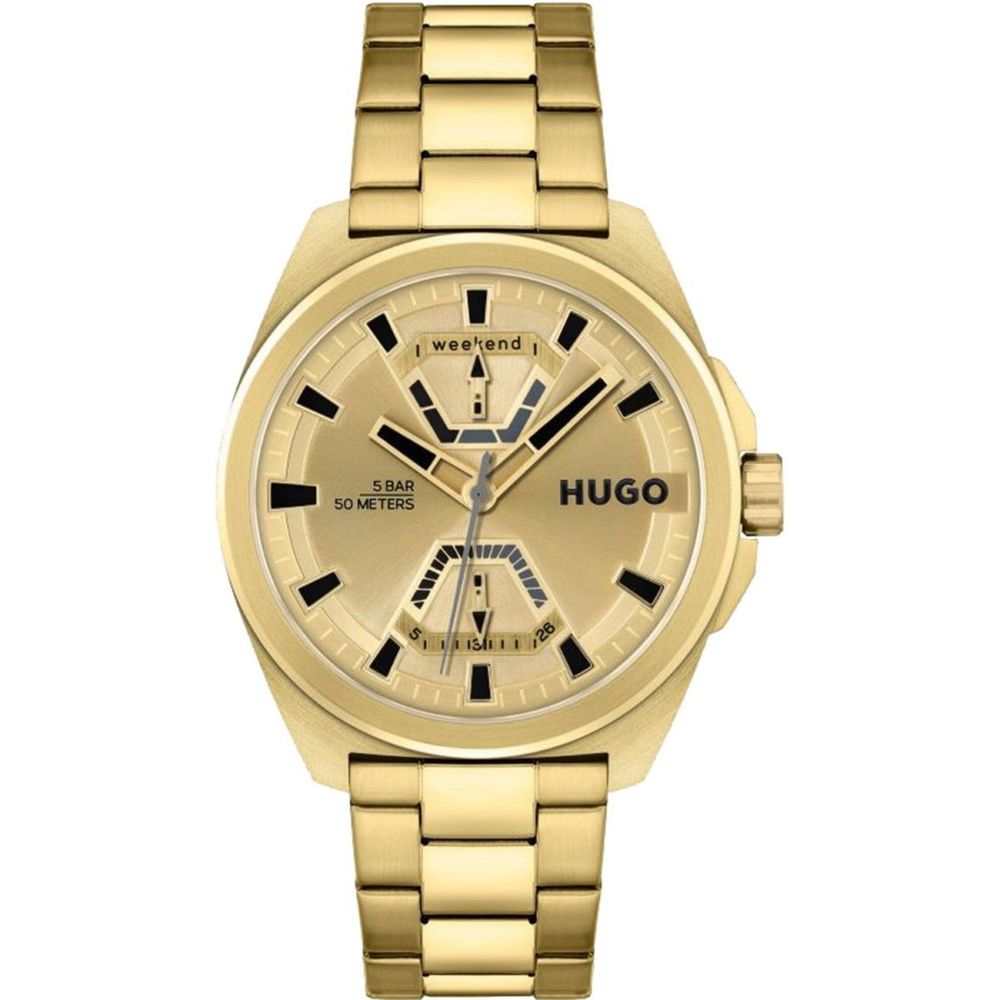 Gold Stainless Steel Watch - ventzia