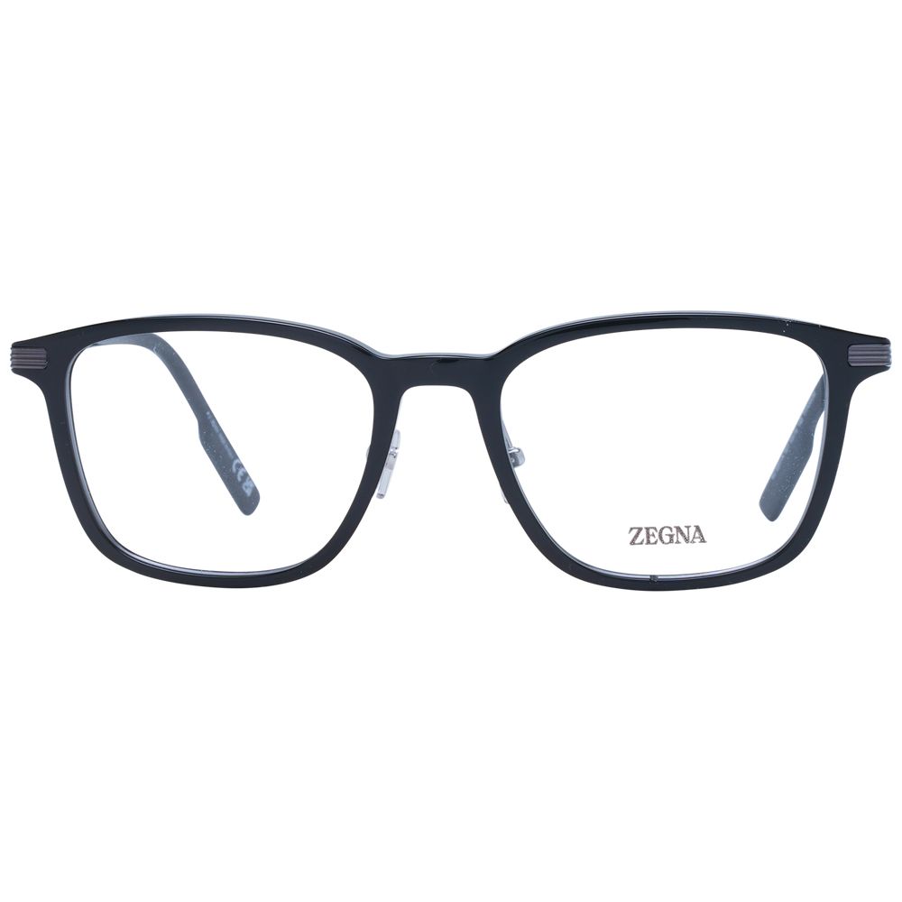 Black Plastic & Titanium Glasses (Frames) - ventzia