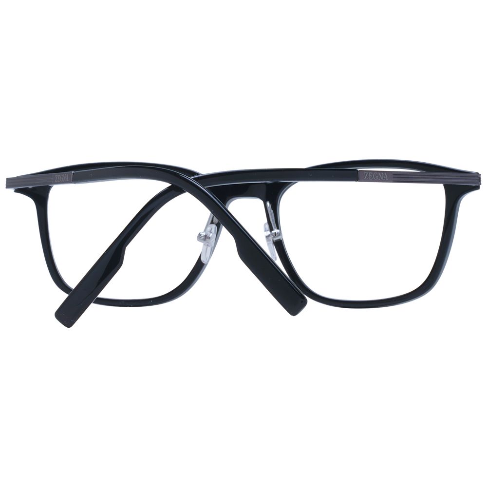 Black Plastic & Titanium Glasses (Frames) - ventzia