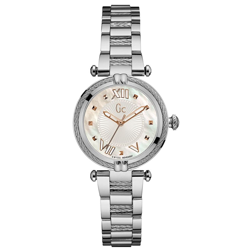 Silver Stainless Steel Dress Watch - ventzia