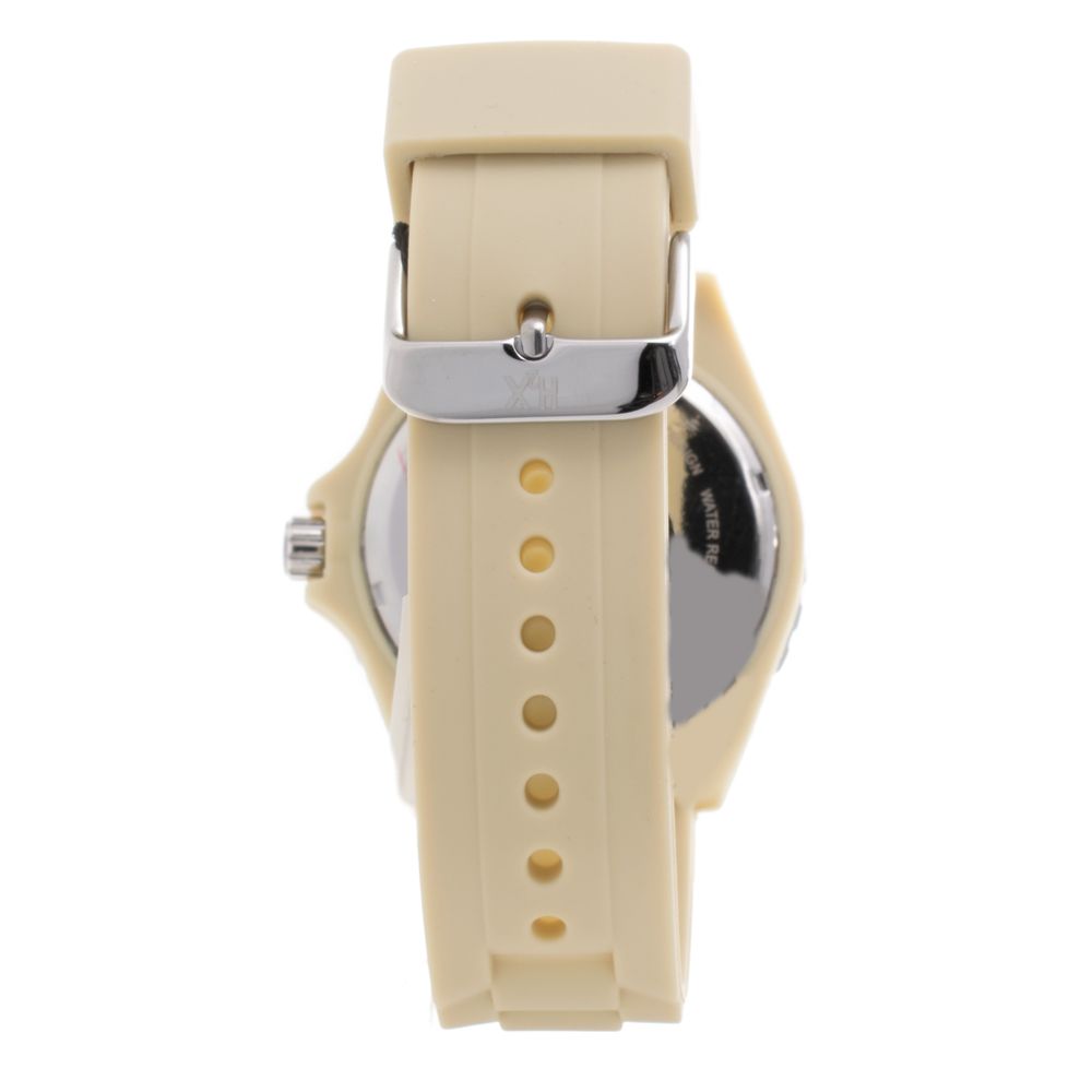 Beige Rubber Sport Watch - ventzia