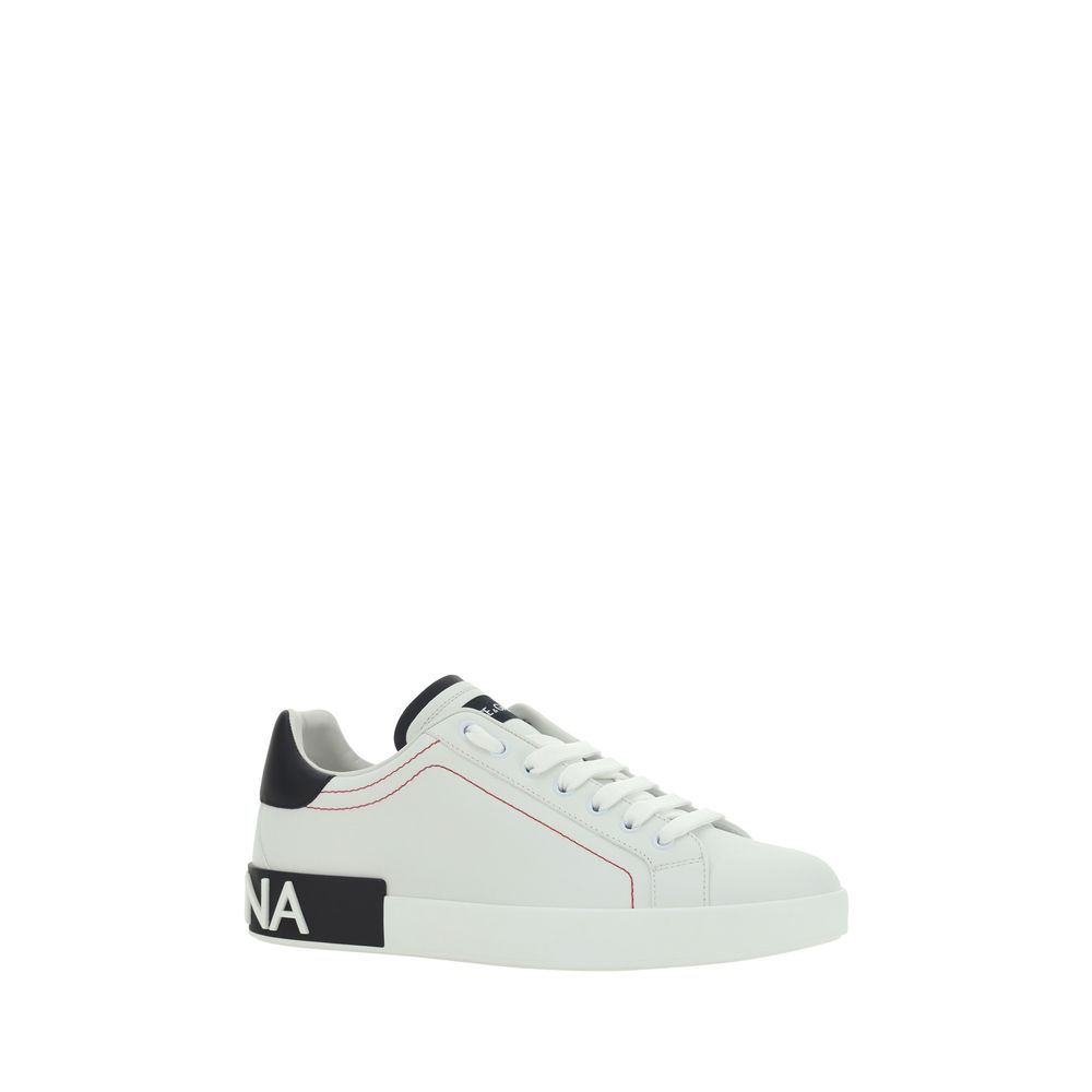 White Calf Leather Bos Taurus Low Top Sneakers - ventzia