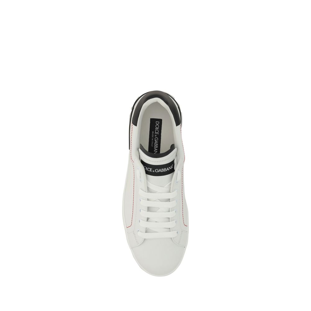 White Calf Leather Bos Taurus Low Top Sneakers - ventzia