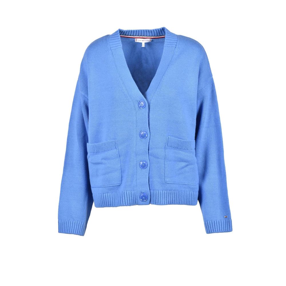 Blue Cotton Cardigan