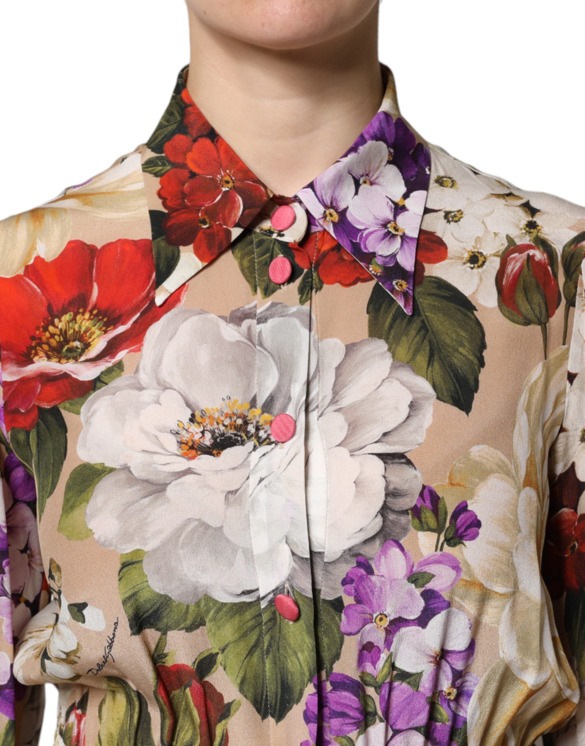 Multicolor Floral Wide Leg Jumpsuit Dress - ventzia