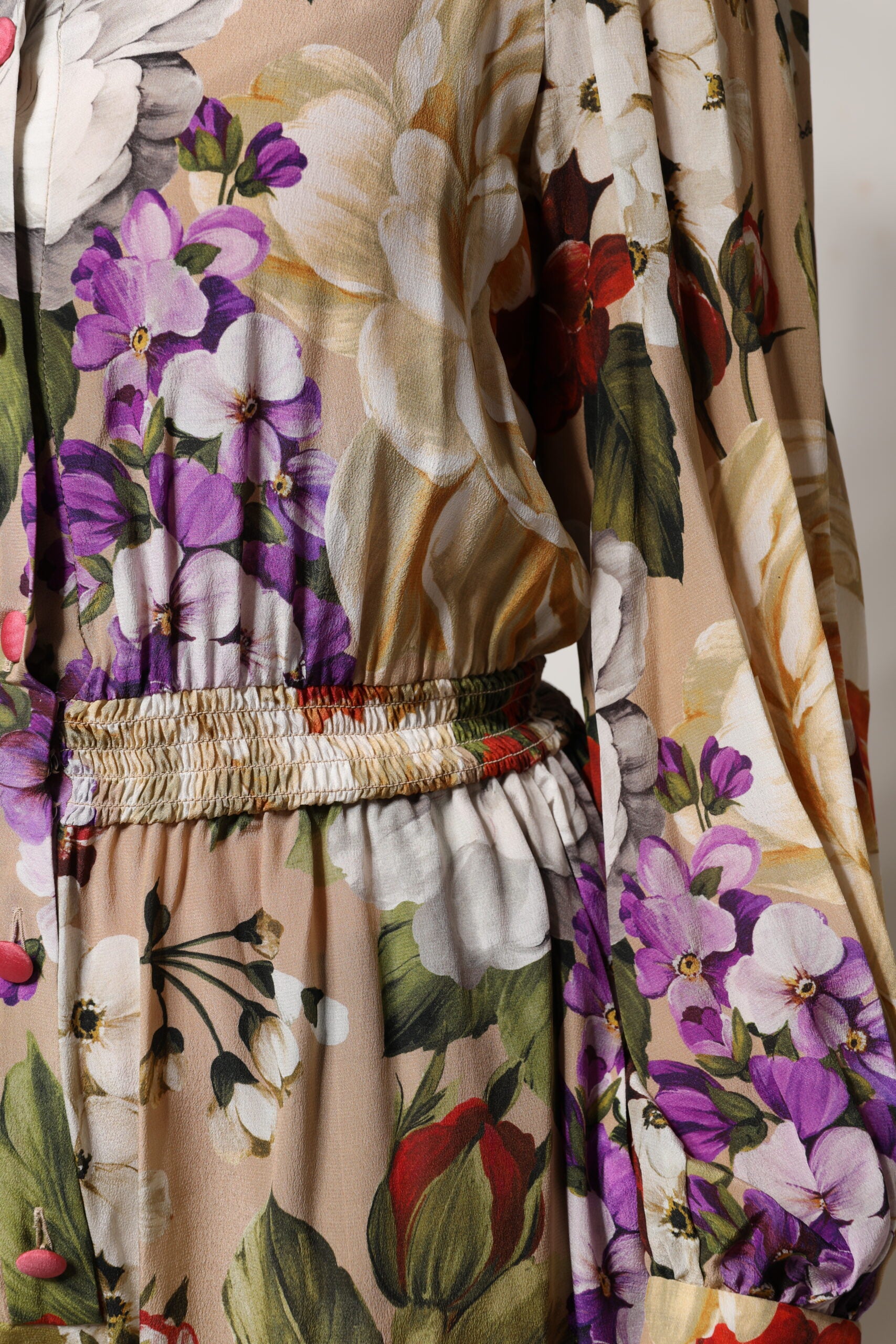 Multicolor Floral Wide Leg Jumpsuit Dress - ventzia